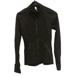 Lululemon Womens Define Jacket Size 4 Black Athleisure Yoga Running Workout Gym